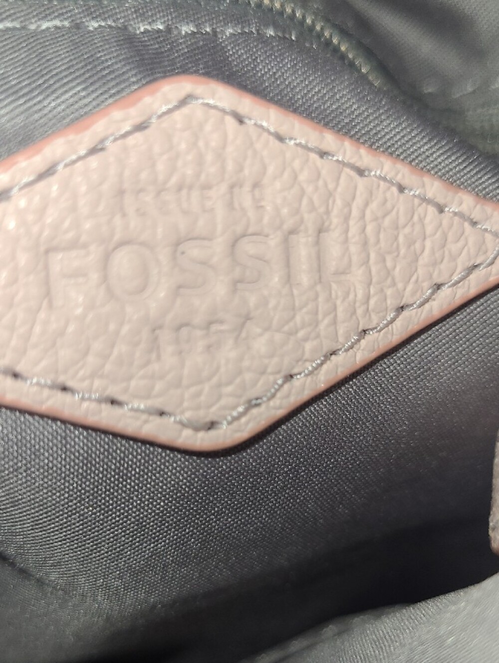 Fossil Light Pink Leather Crossbody with Gold Hardware - Picture 8 of 9